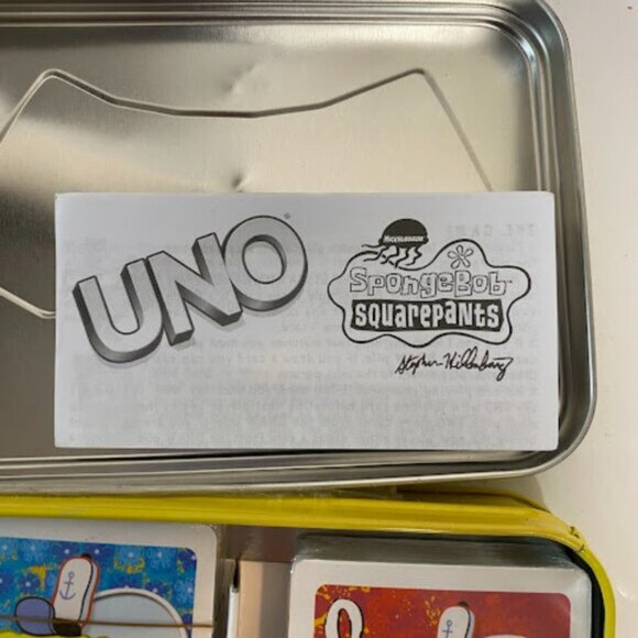 SpongeBob SquarePants UNO Special Edition Card Game in Collectible Tin - Picture 6 of 6